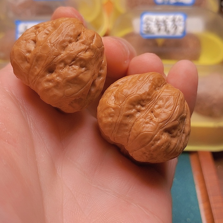 文玩核桃把件边37肚40上古玉蟾