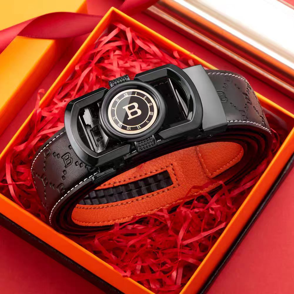 轻松高档【黑金刚】潮流时尚百搭男士皮带