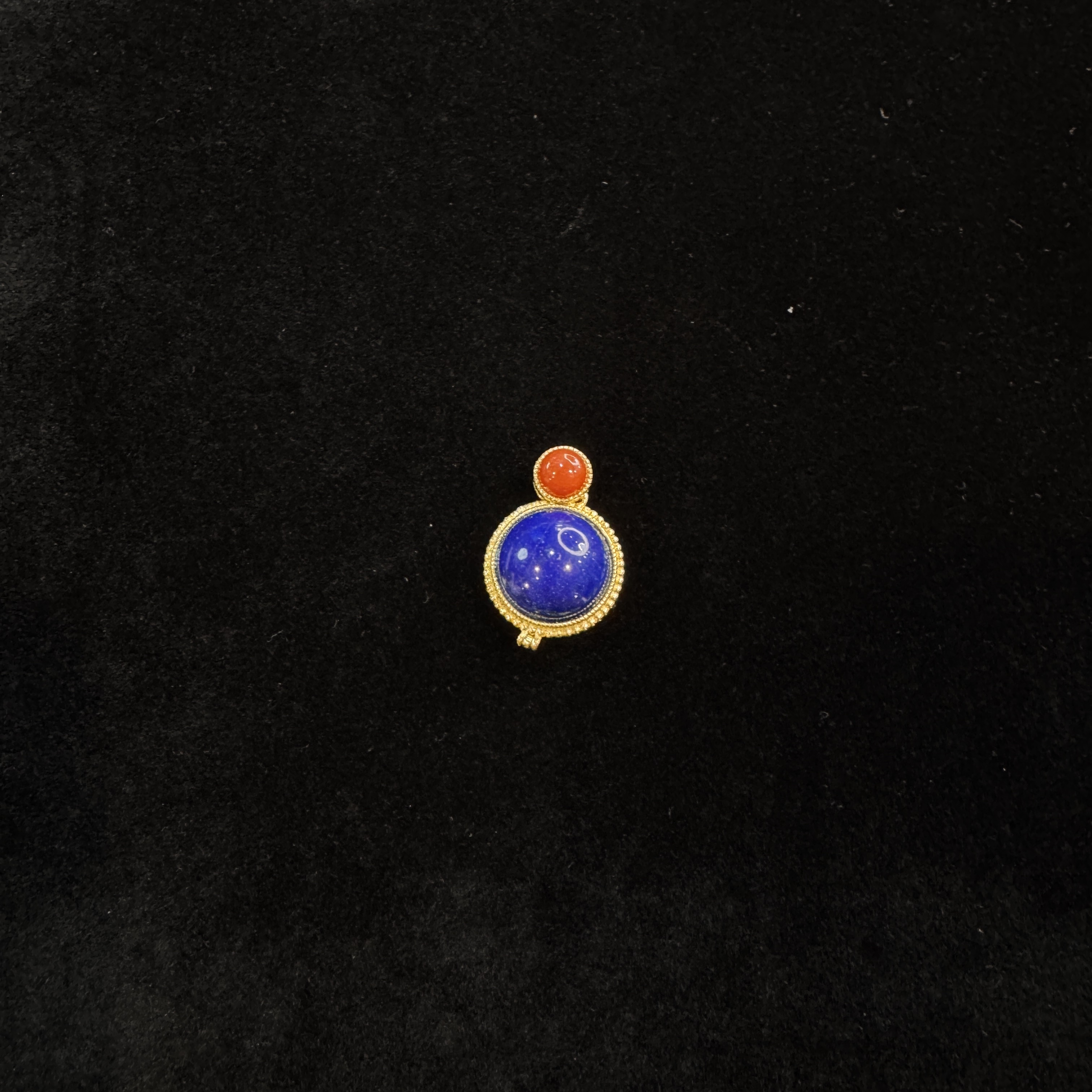  KARSOR/卡奢S925 青金石项链 X1484