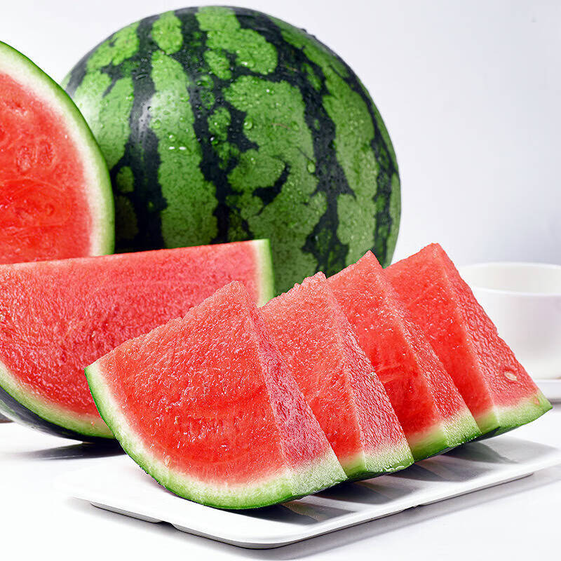 美都麒麟西瓜 香甜多汁 约2kg/半个