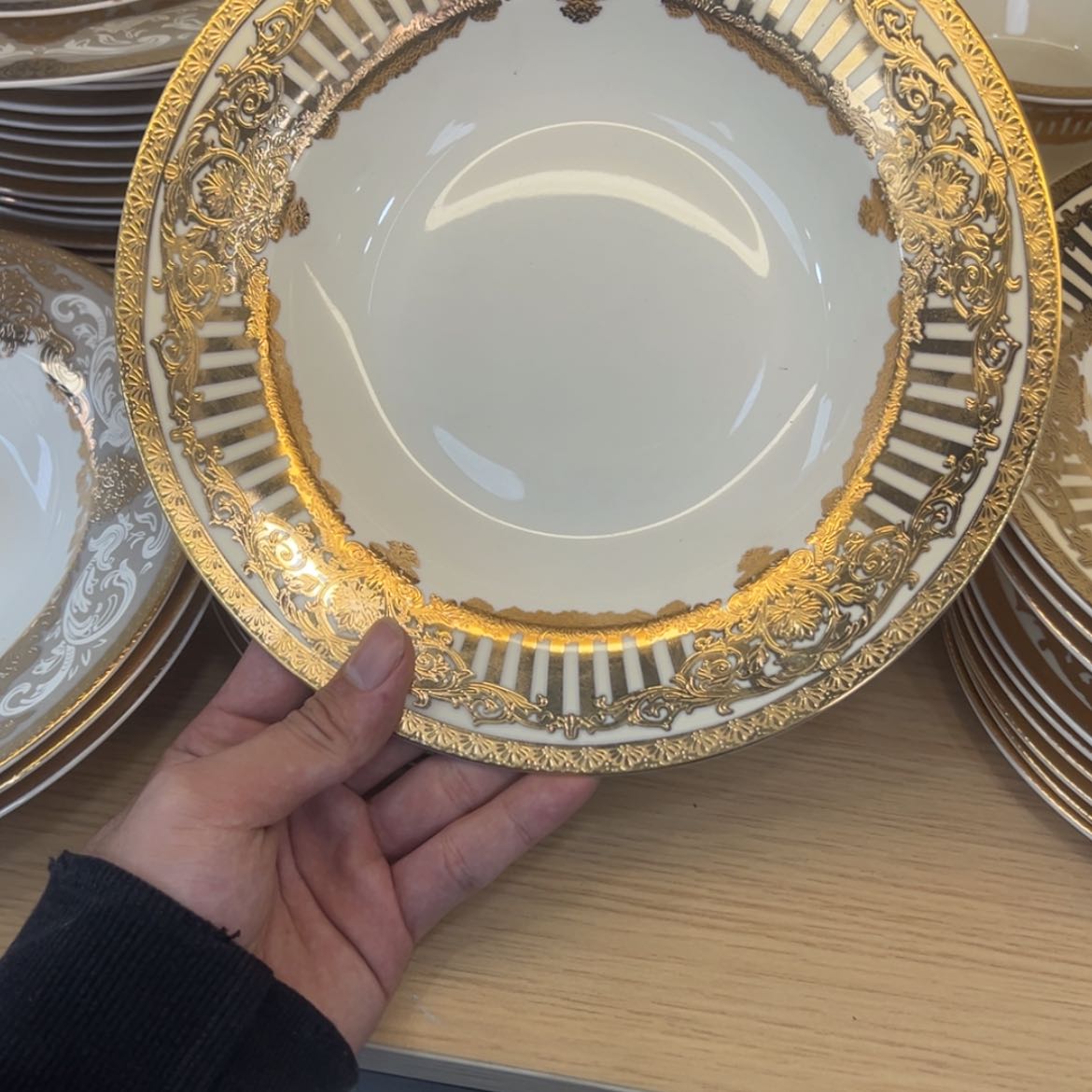 【闪购商品】瓷片9寸草帽盘两个一单福利价