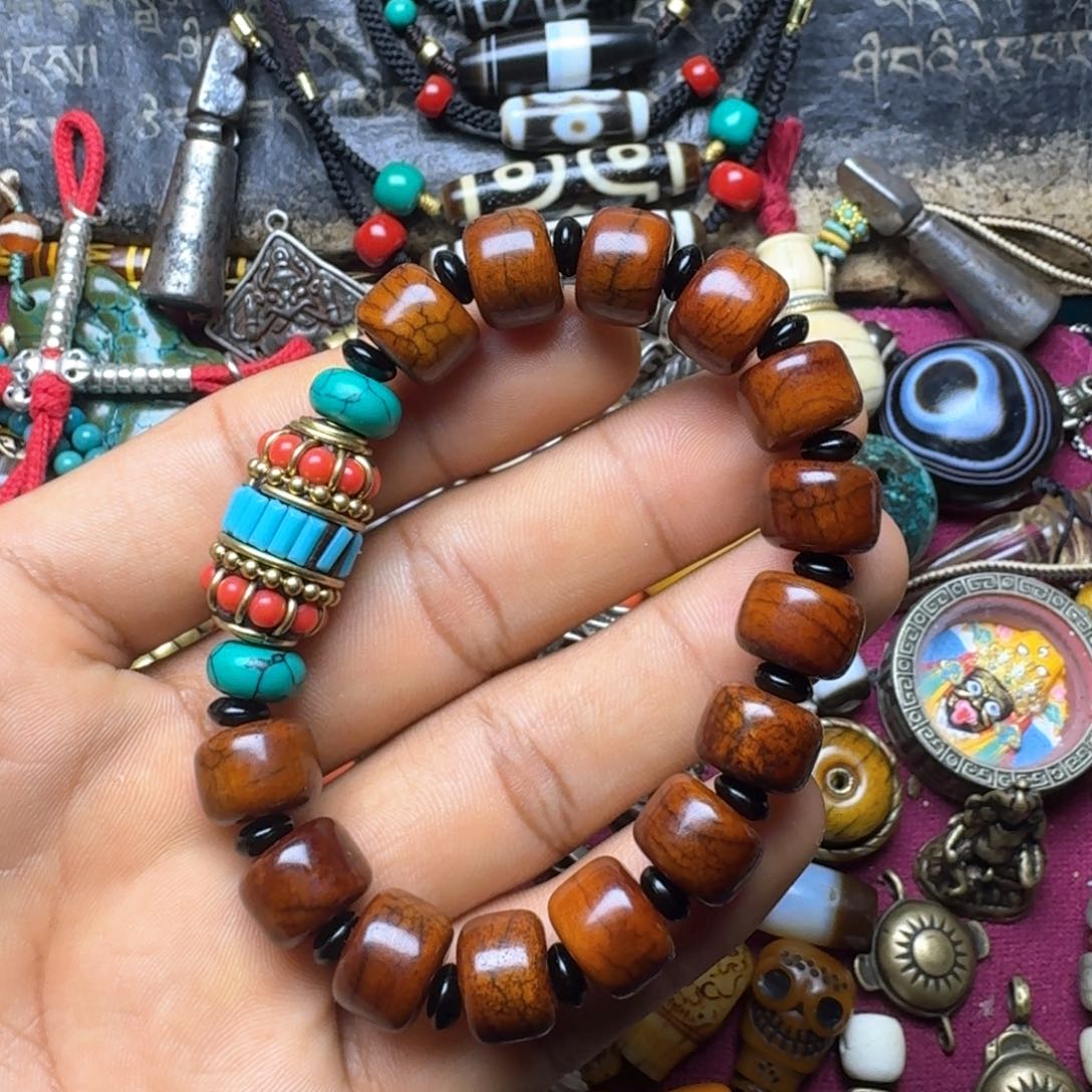 金刚菩提手串牦牛骨15