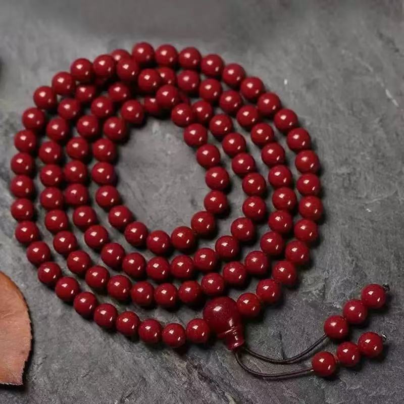 非金属树脂手链 时尚手链108颗佛珠手串男女本命年多圈手链