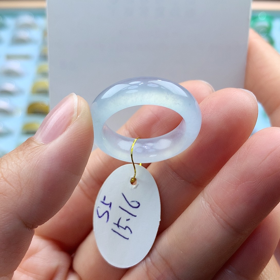 翡翠戒指未镶嵌1516圈