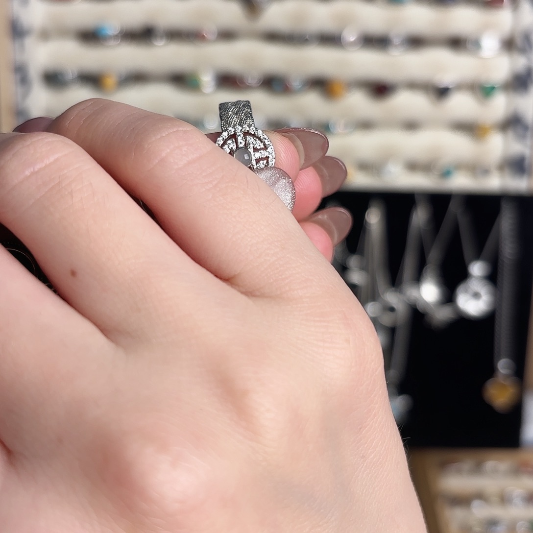 925银 925银白戒指