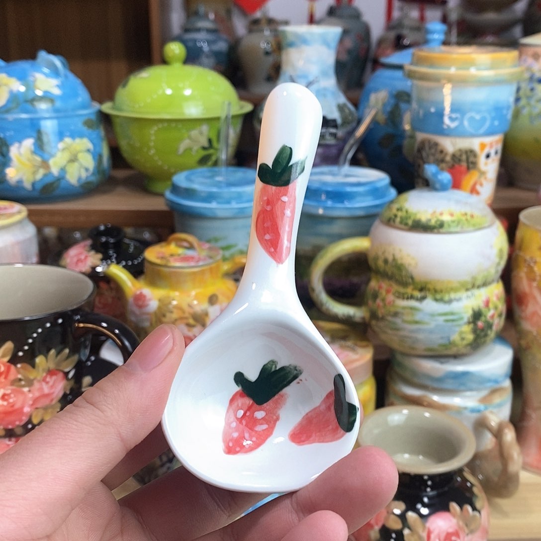 瓷片手绘陶瓷超香