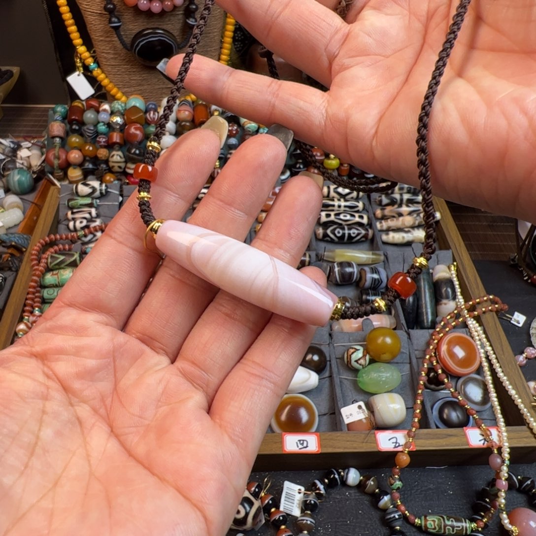 玛瑙/玉髓未镶嵌项链