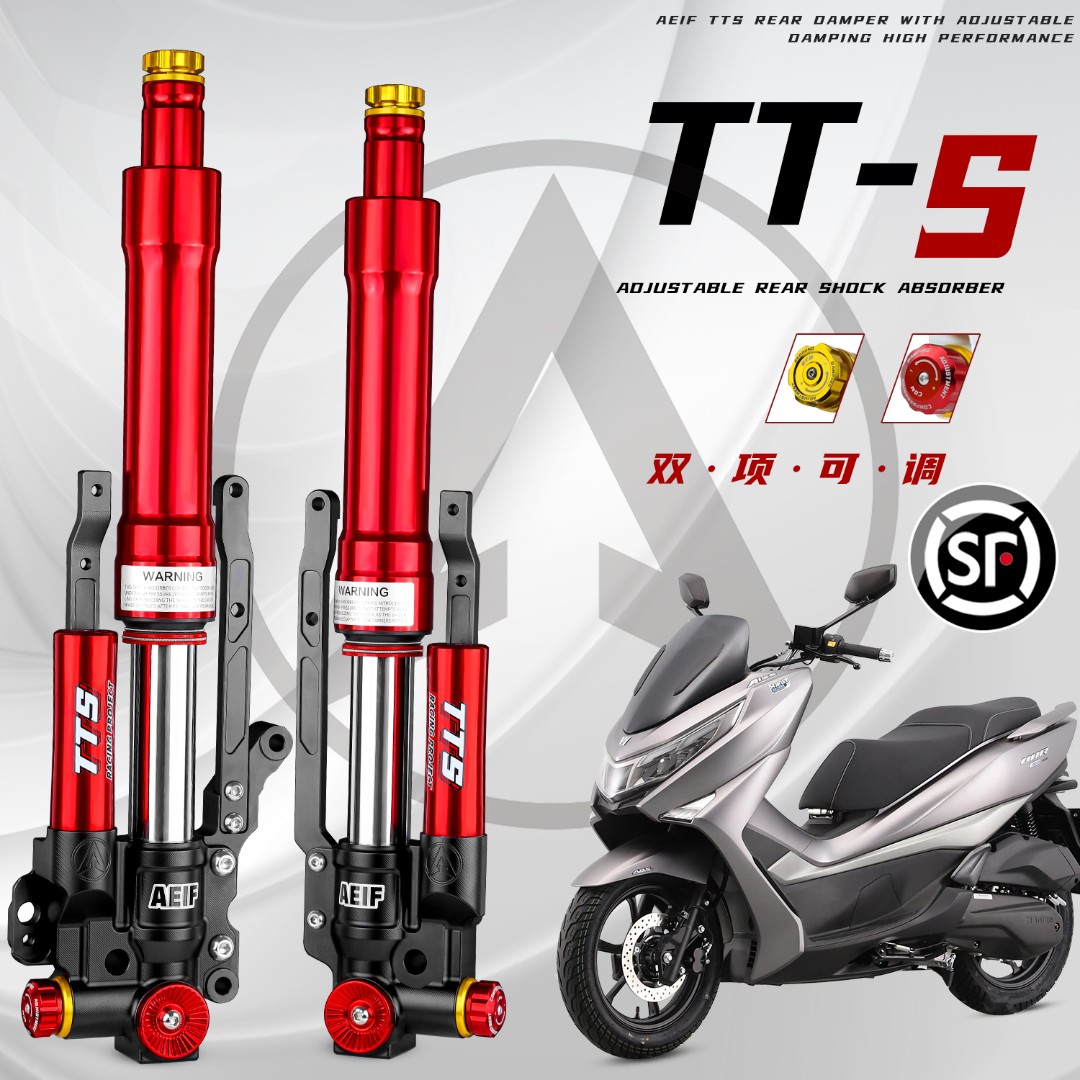 阿尔法TTS双阻尼倒置前减震适用本田NWG NS150GX PCX160无损安装