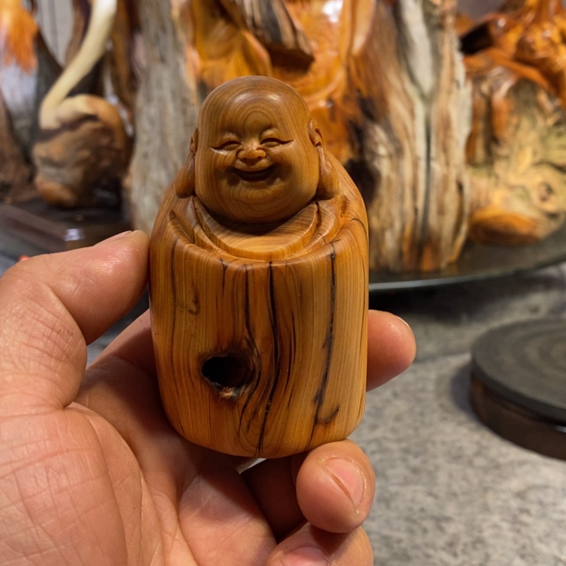【闪购商品】柏木（崖柏）木雕工艺品摆件家居手把件