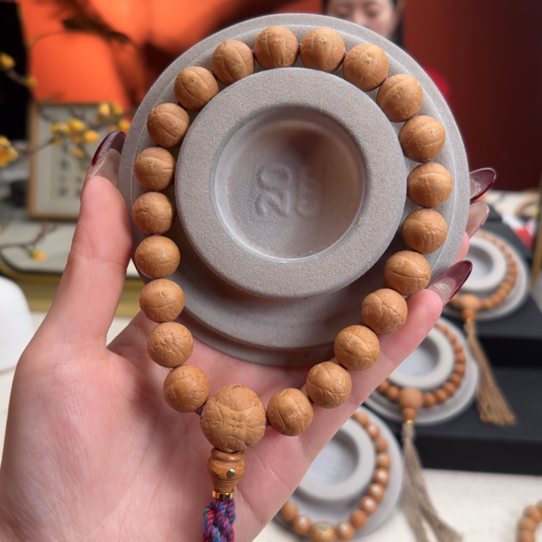 凤眼菩提手串12.5mm铁籽单圈素串头货新籽