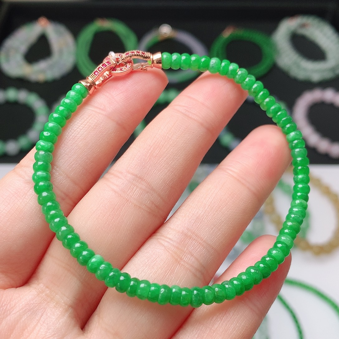 翡翠未镶嵌手链翡翠