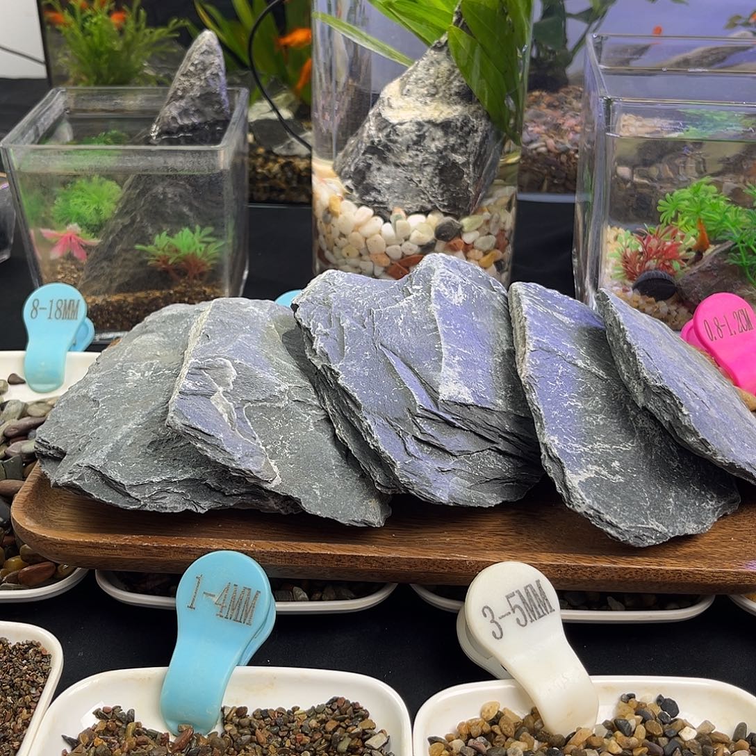 纯天然的5个片岩石