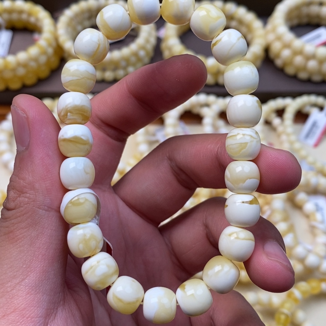 蜜蜡未镶嵌珠宝奇石9.5mm