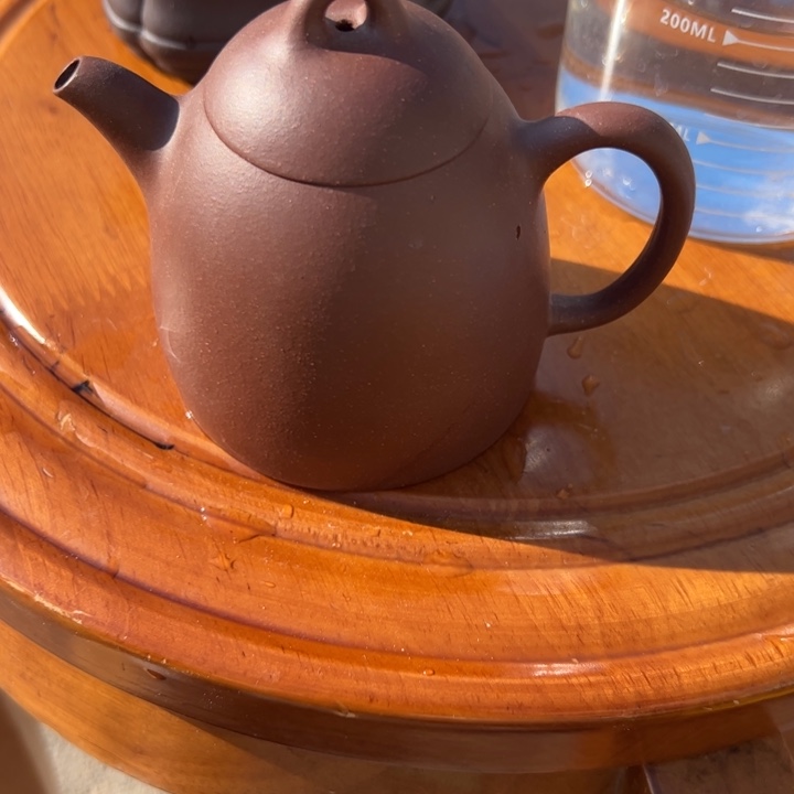 紫砂茶壶精工秦权底槽青180cc