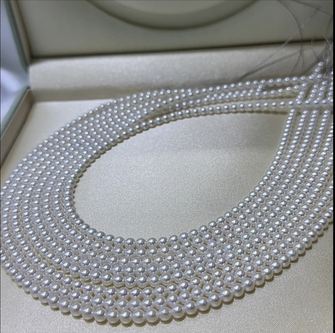 4-5mm极光冷色系baby珠串联多样性发一