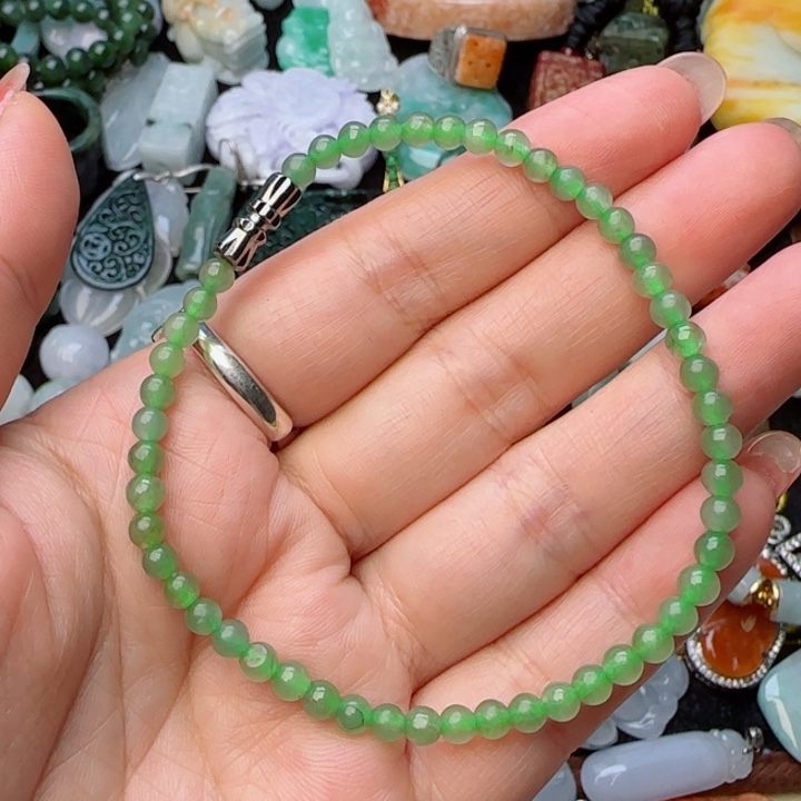 翡翠颈饰未镶嵌天然A货638