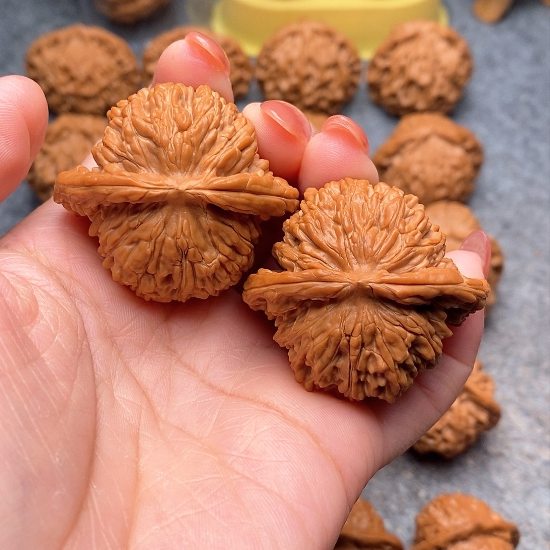 文玩核桃把件精品四座楼43全品