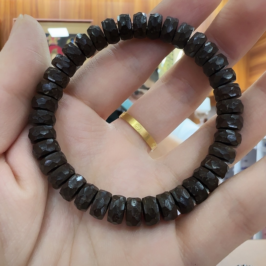 椰蒂手串T2981手工无相椰蒂单圈9*5mm左右