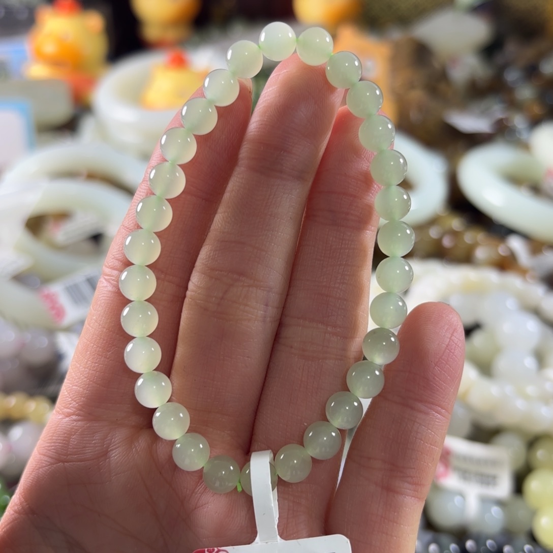 和田玉未镶嵌手串140