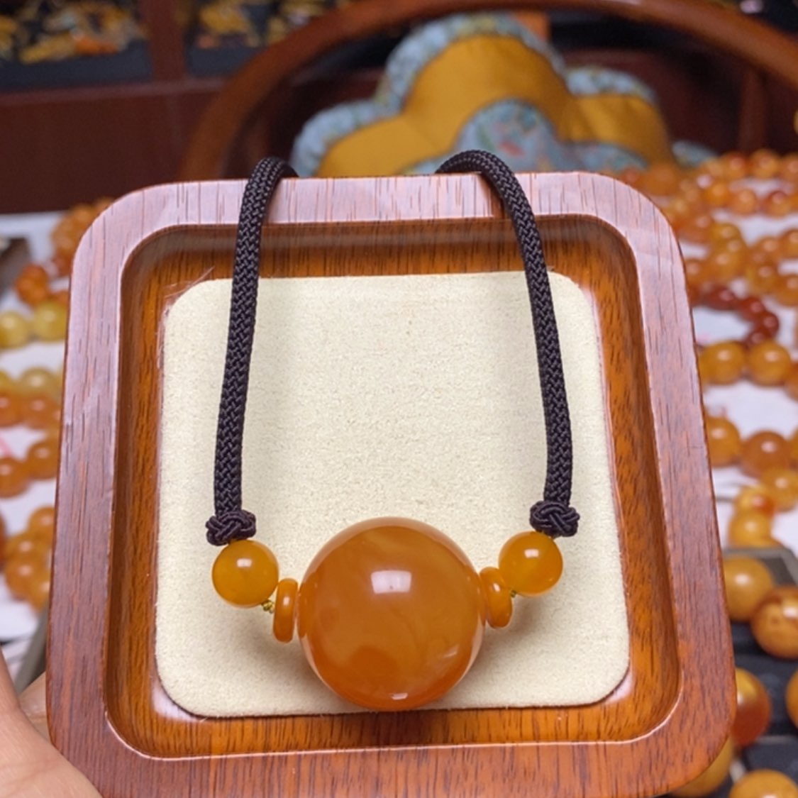 【闪购商品】蜜蜡颈饰未镶嵌项链