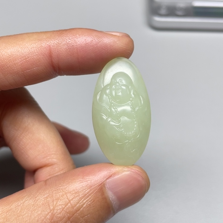 和田玉吊坠(不含链)未镶嵌雄*哥