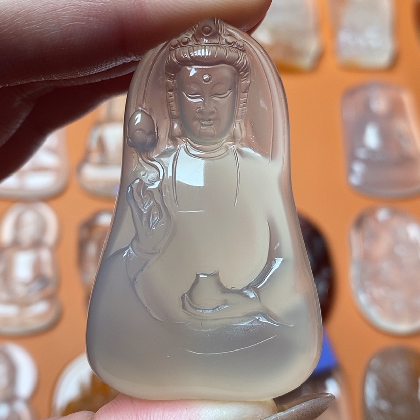 【闪购商品】玛瑙/玉髓颈饰未镶嵌小素衣