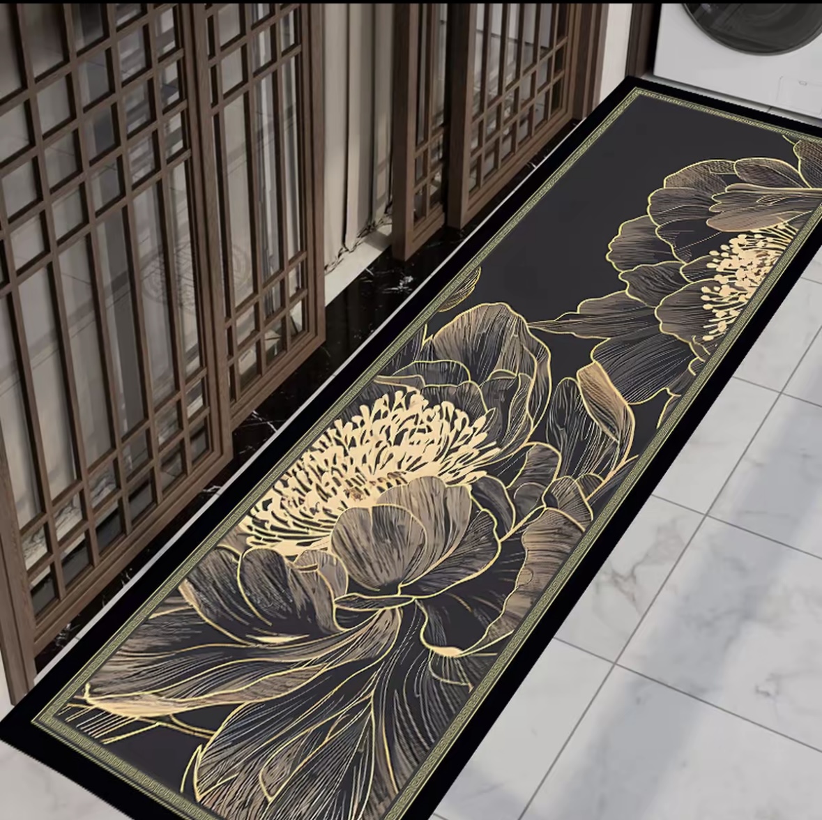 Z282-【60*160cm】硅藻泥厨房地垫家用吸水速干防滑耐脏吸油垫子