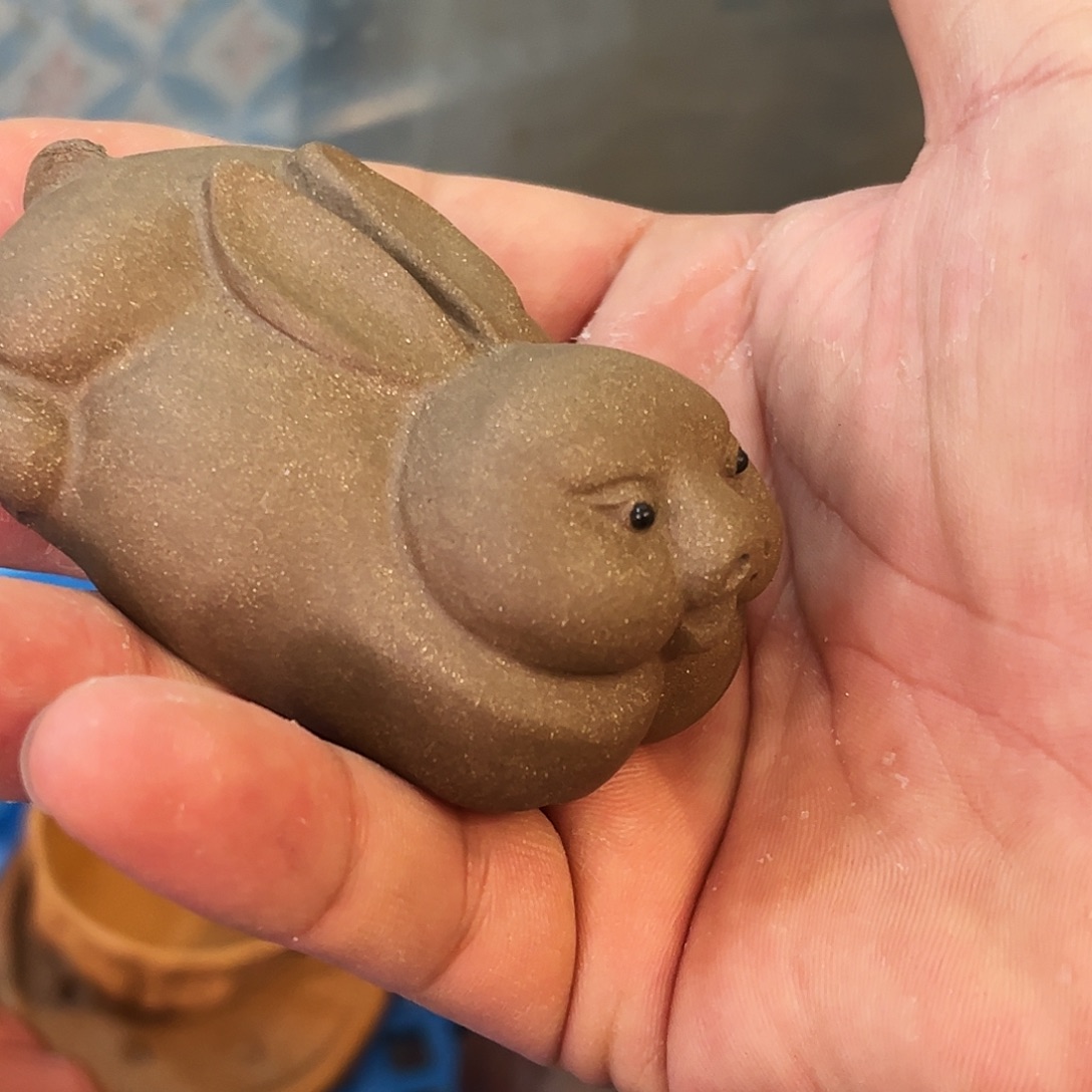 茶杯紫砂高端紫砂雕塑茶宠微瑕