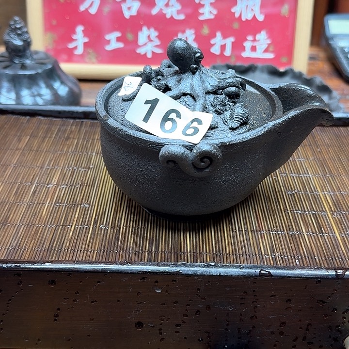 纯手工制作粗陶茶具