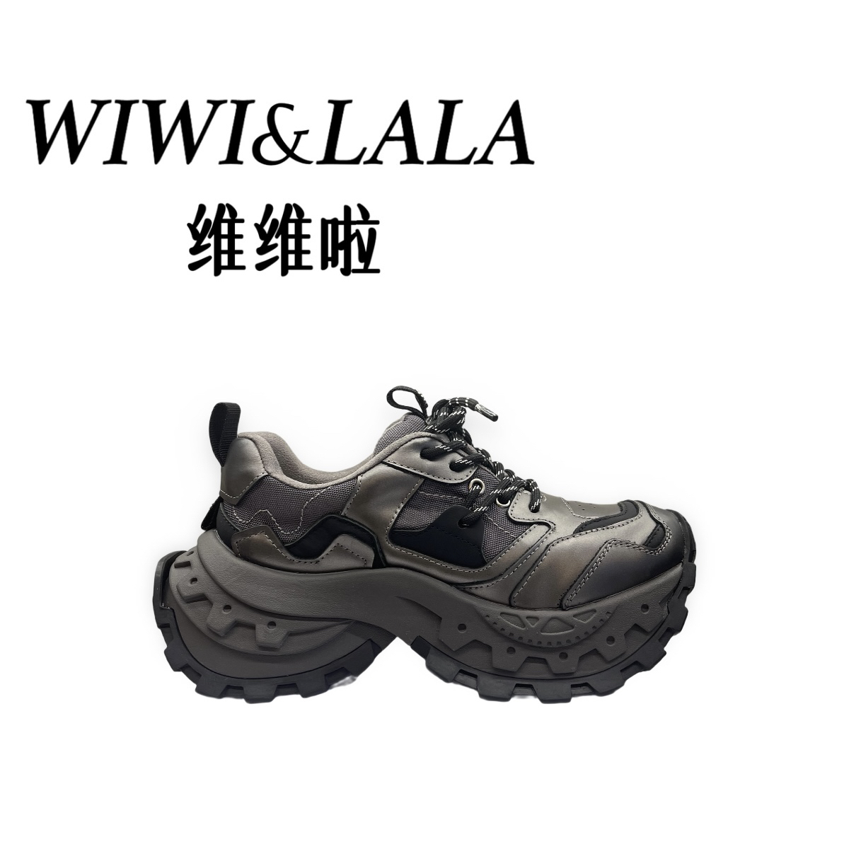 【维维啦】AW25秋款牛皮齿轮大底老爹鞋1620-15