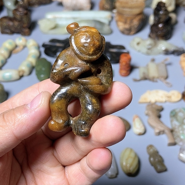 和田玉未镶嵌颈饰42