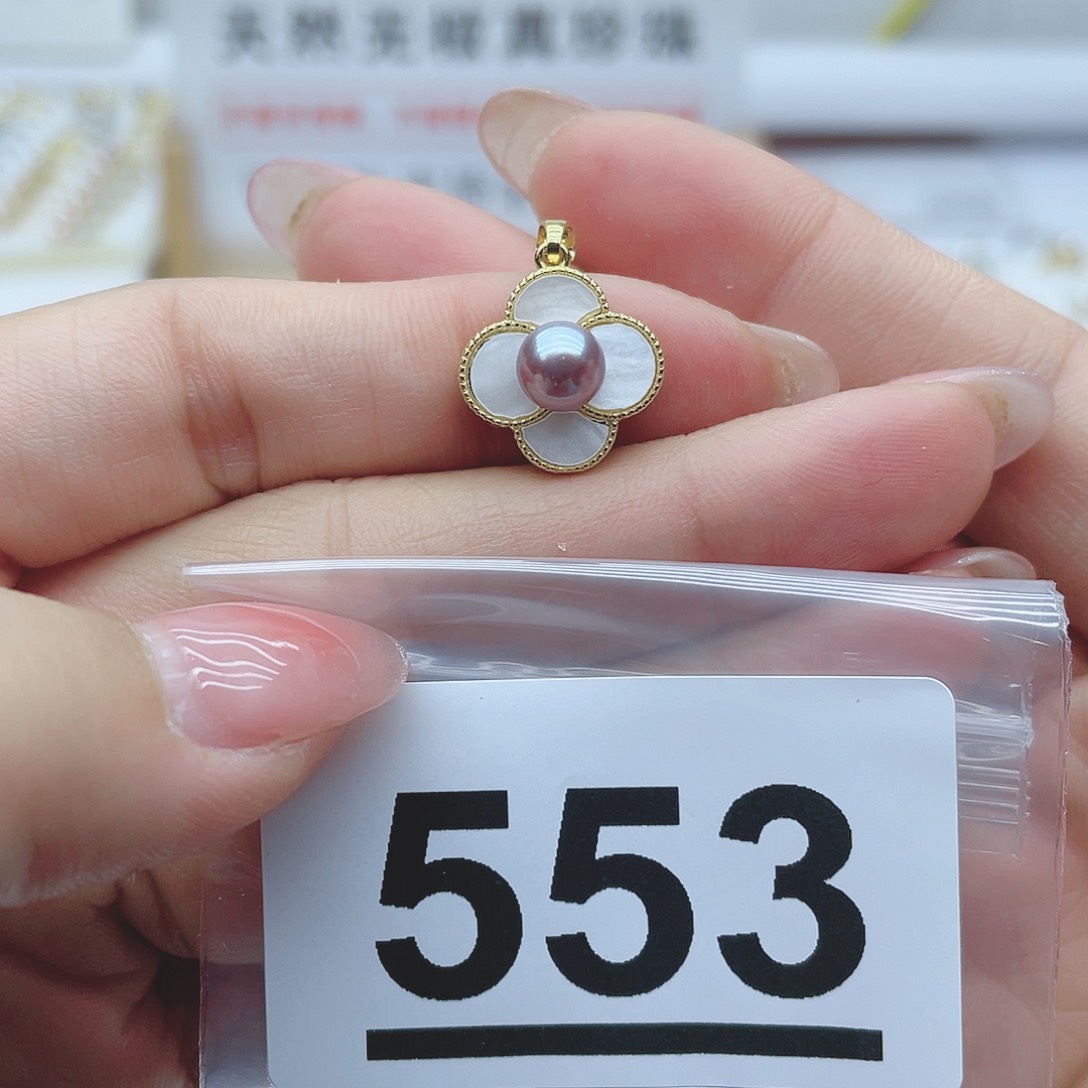 淡水珍珠珠宝奇石合金553