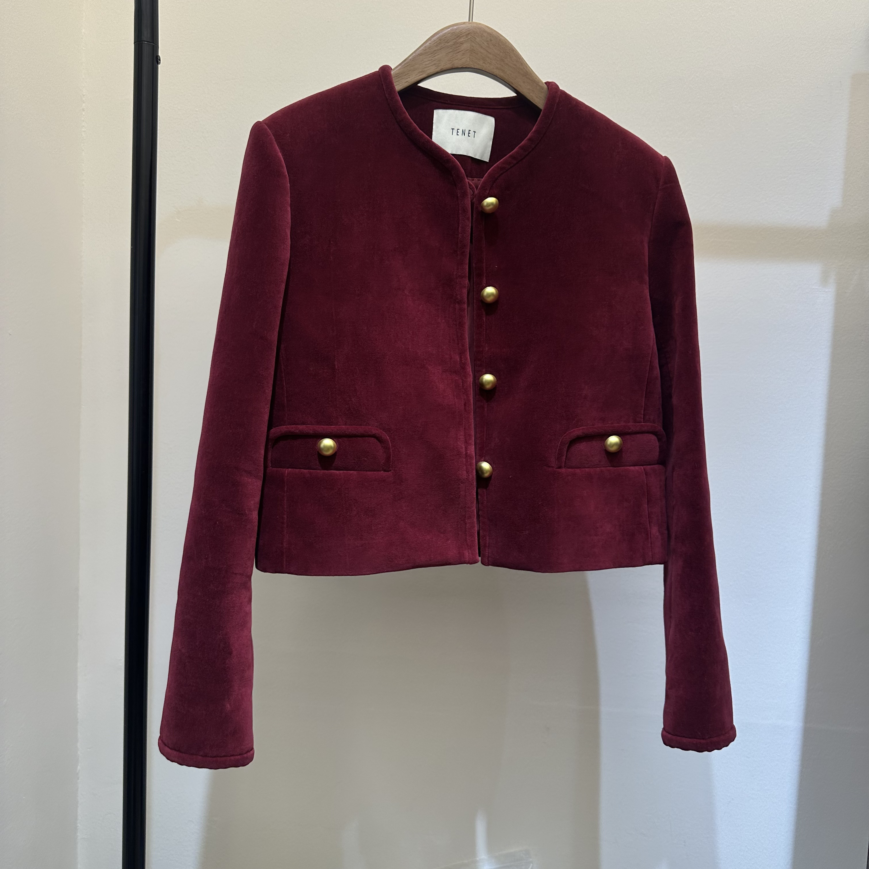 樱桃红新款简约外套