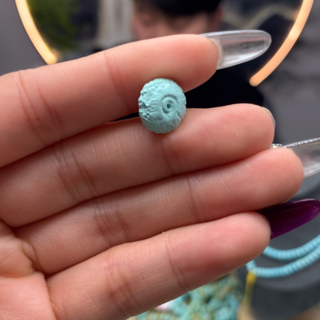 绿松石挂件未镶嵌