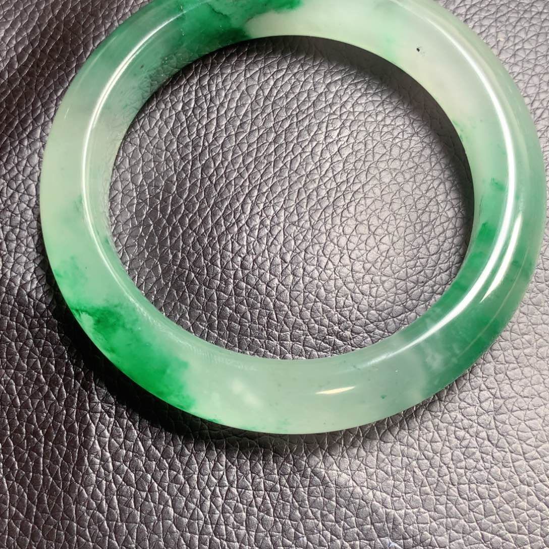 石英质玉未镶嵌手镯S***y圈口58