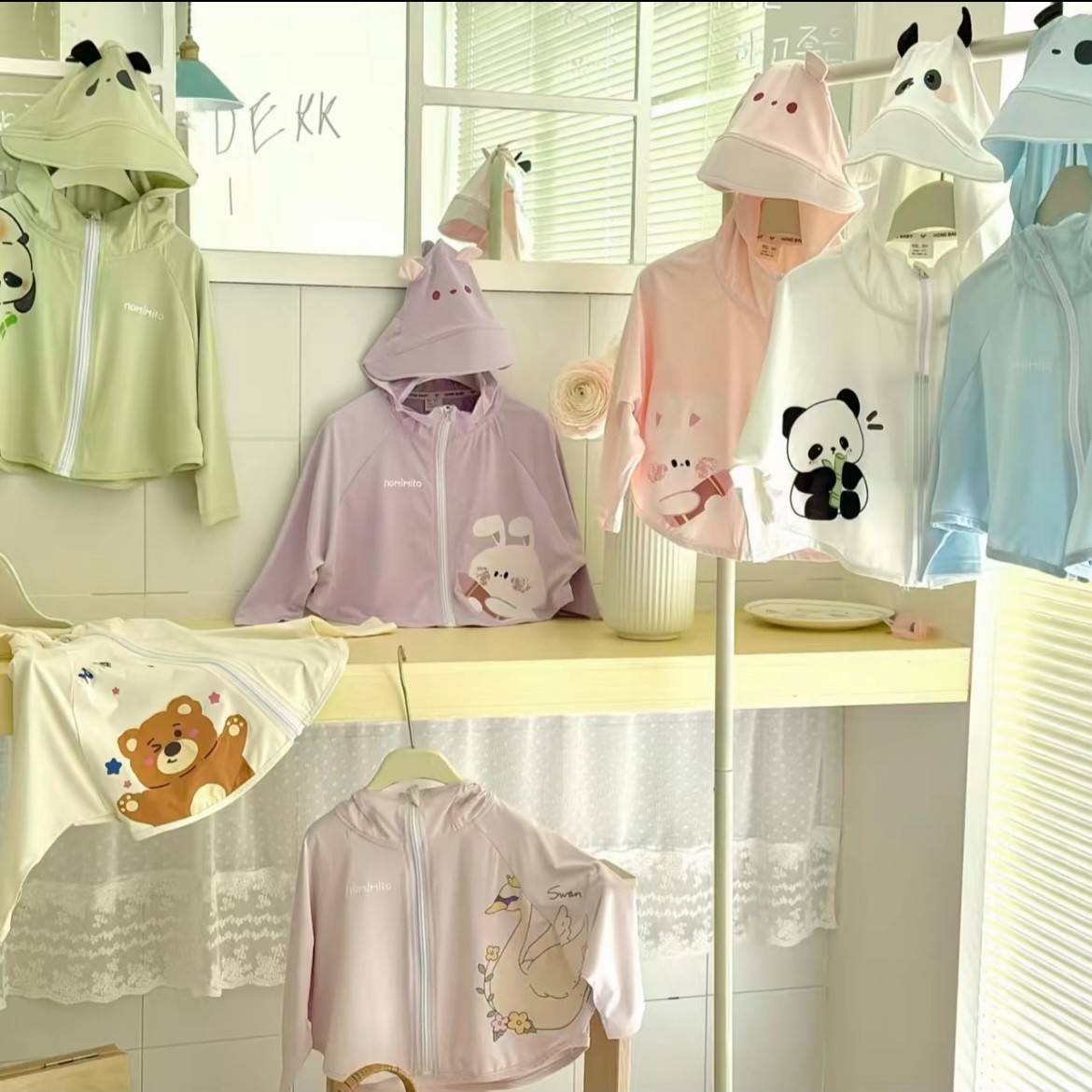 【UPF50+】儿童帽檐防晒衣百搭长袖男女童防紫外线透气防晒衣高端