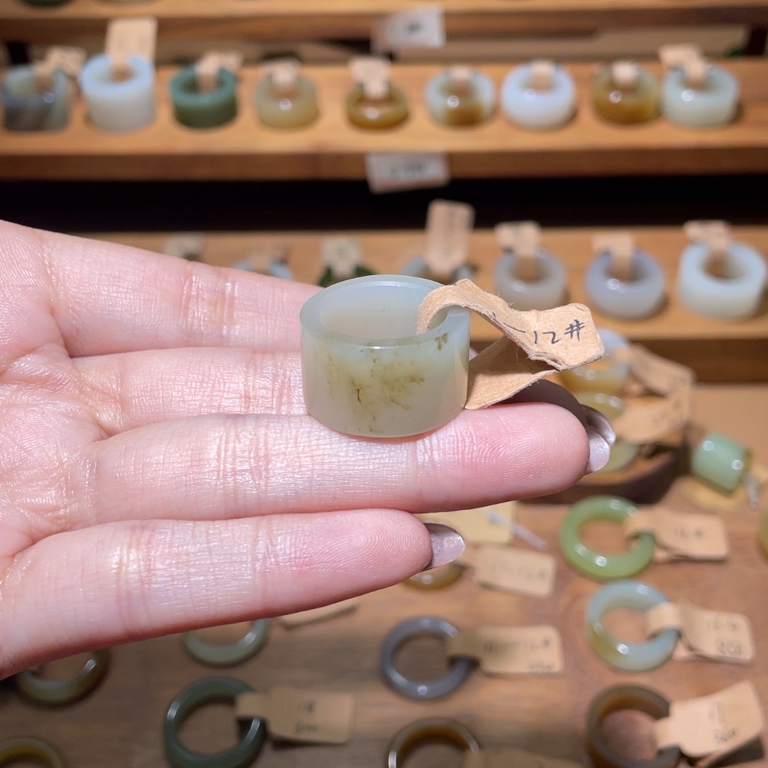 和田玉戒指未镶嵌16.1