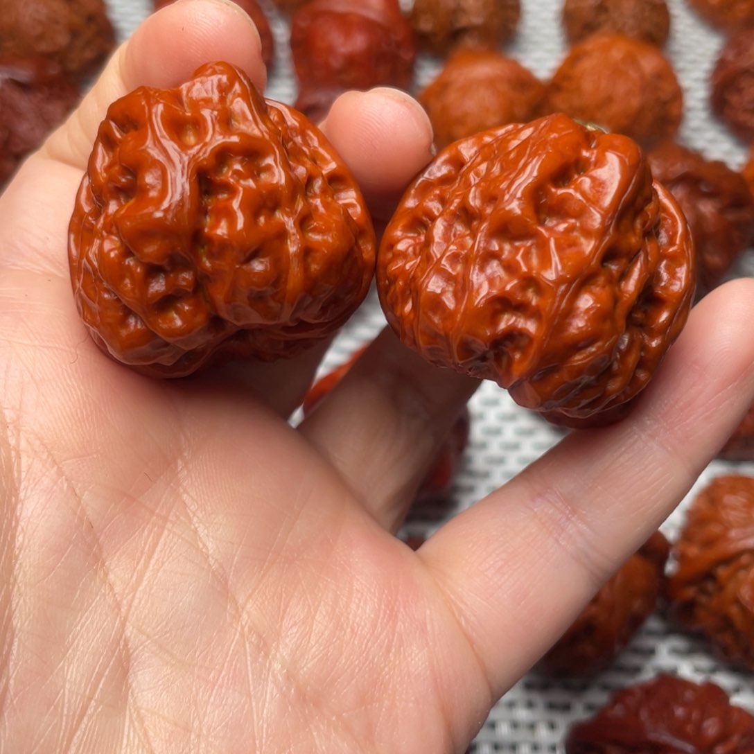 桃核吊坠文玩核桃 手把件 蛤蟆头 36