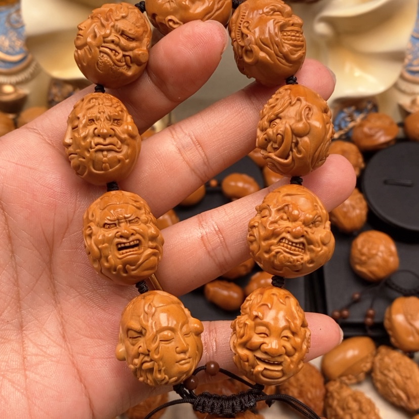 【闪购商品】橄榄核手串橄榄手工雕刻工艺