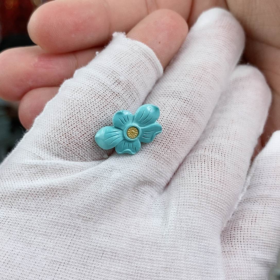 绿松石珠宝奇石未镶嵌