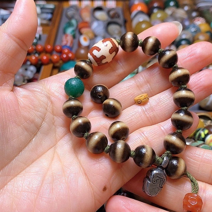 玛瑙/玉髓颈饰未镶嵌兰***7