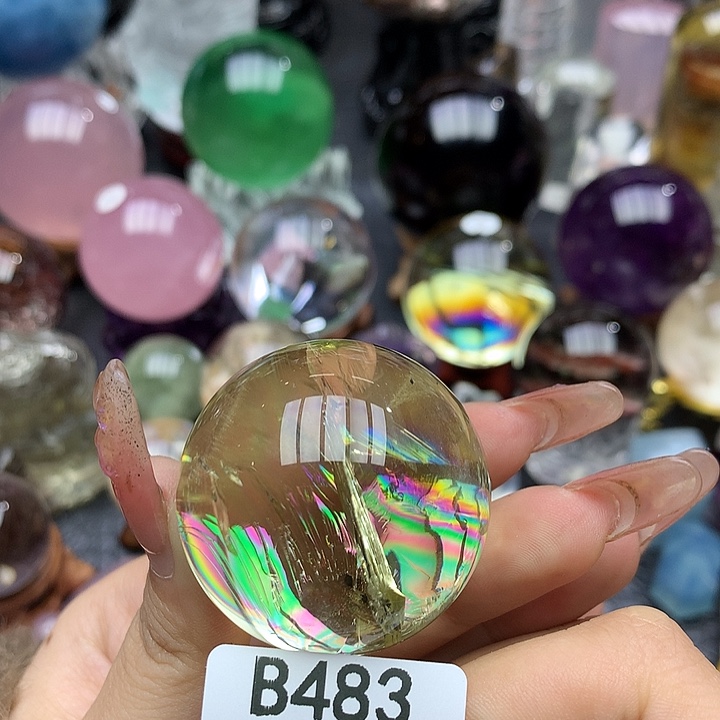 水晶手串未镶嵌水晶球