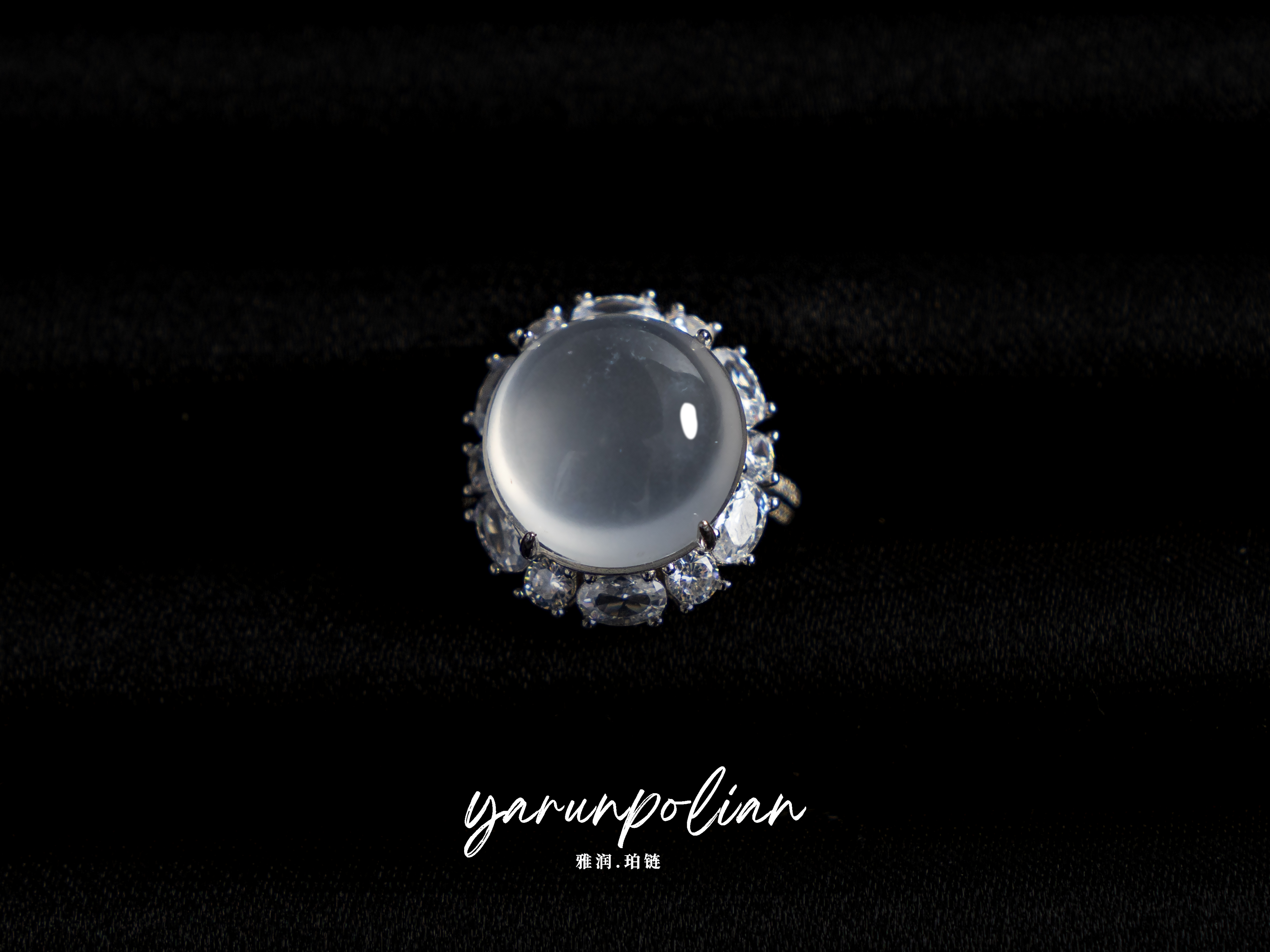 天然非洲翠精美戒指精致