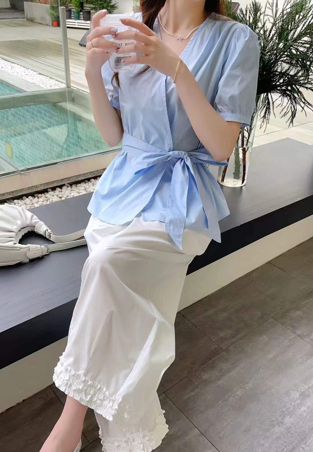 时尚韩版潮流修身套装套裤