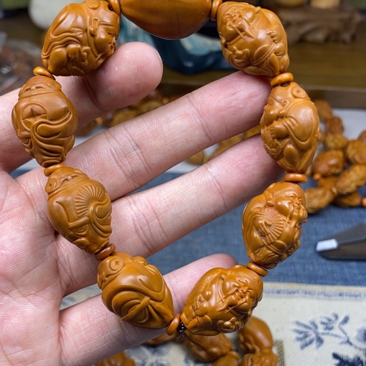 橄榄核手串/手链橄榄核雕工艺手串