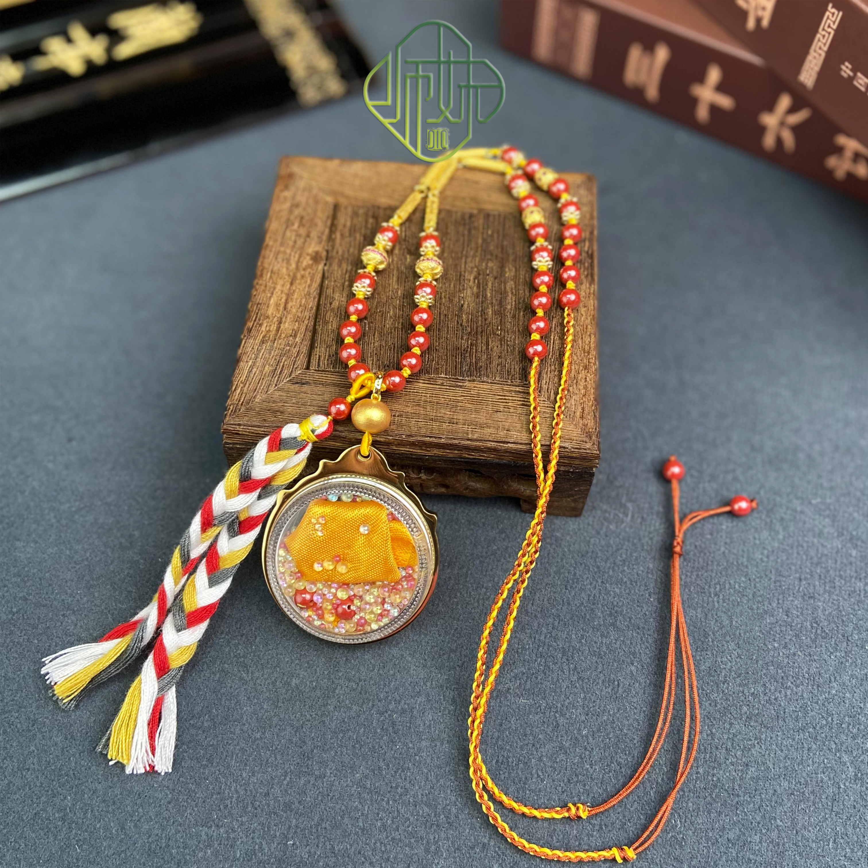 天然辰砂天然辰砂扶摇臻选|朱砂项链五爷L袍嘎嘎吊坠