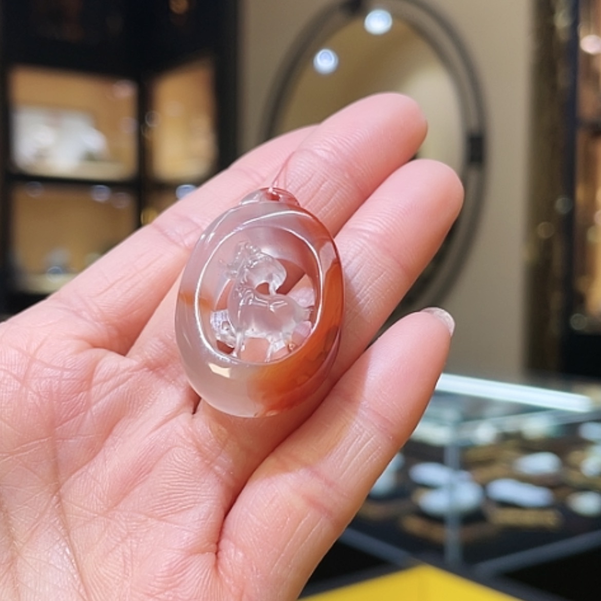 【闪购商品】南红玛瑙颈饰未镶嵌样样如意