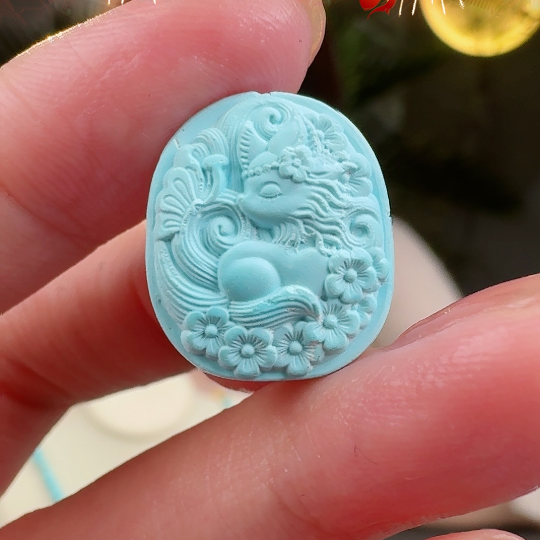 绿松石珠宝奇石未镶嵌