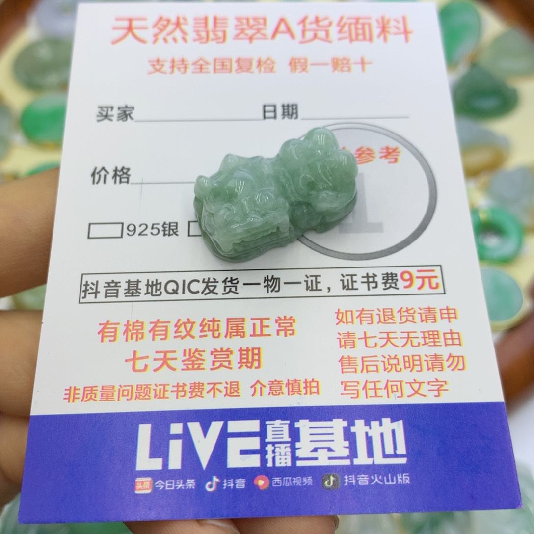 翡翠颈饰未镶嵌翡翠