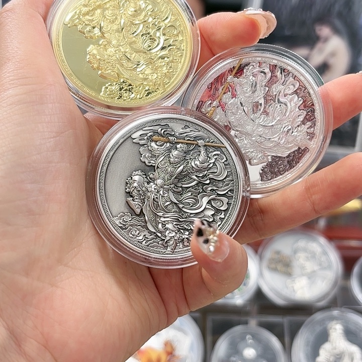 纯银云游记悟空银币纪念币2024级